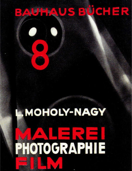 László Moholy-Nagy „Malerei Photgraphie Film", Umschlag 1925. Foto: Wikipedia, gemeinfrei