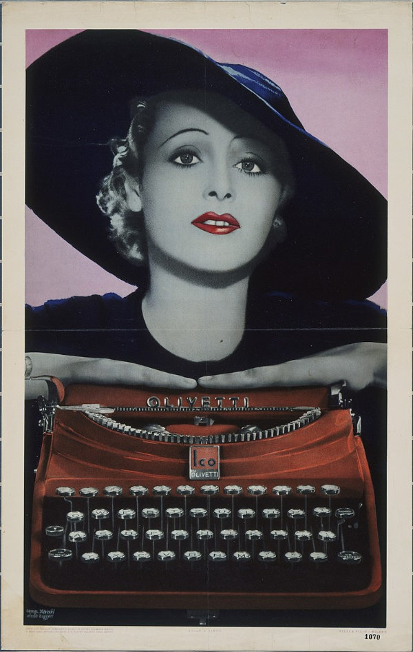 Xanti Schawinsky, Poster design for the Company Olivetti in Italy, 1934 | Wikimedia | CC BY-SA 4.0