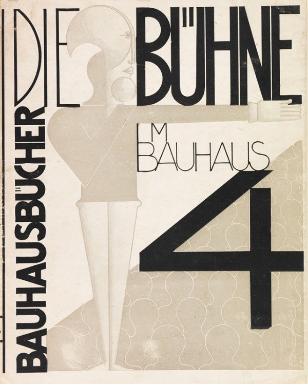 Die Bühne im Bauhaus (1925). Foto: Artvee, public domain