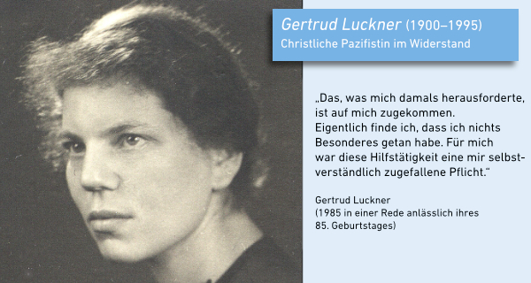 Gertrud Luckner (1900–1995) © Archiv des Deutschen Caritasverbandes, ADCV FA 122