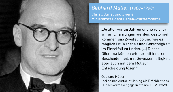 Gebhard Müller (1900–1990) © LMZ BW